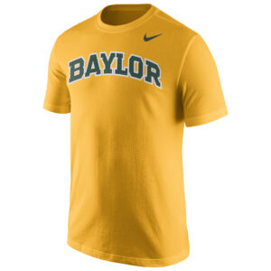 Men's Nike Gold Baylor Bears Wordmark T-Shirt