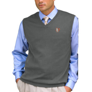 Men's Heathered Gray Bowling Green St. Falcons Milano Knit Sweater Vest