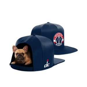 Navy Washington Wizards Medium Pet Nap Cap Dog Bed