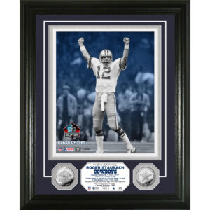 Highland Mint Roger Staubach Dallas Cowboys Hall of Fame Induction Photomint