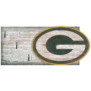 Green Bay Packers 6" x 12" Mounted Key Holder