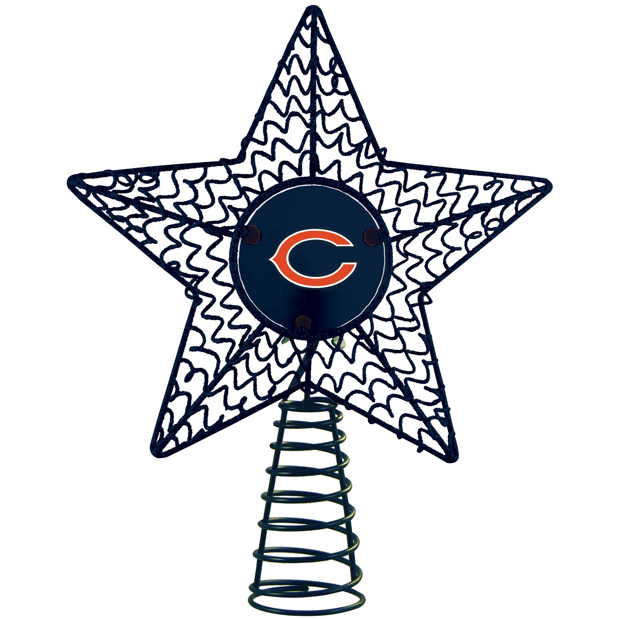 Chicago Bears Star Tree Topper