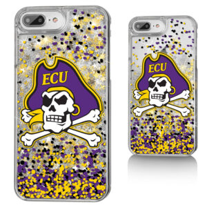 ECU Pirates iPhone Glitter Confetti Design Case