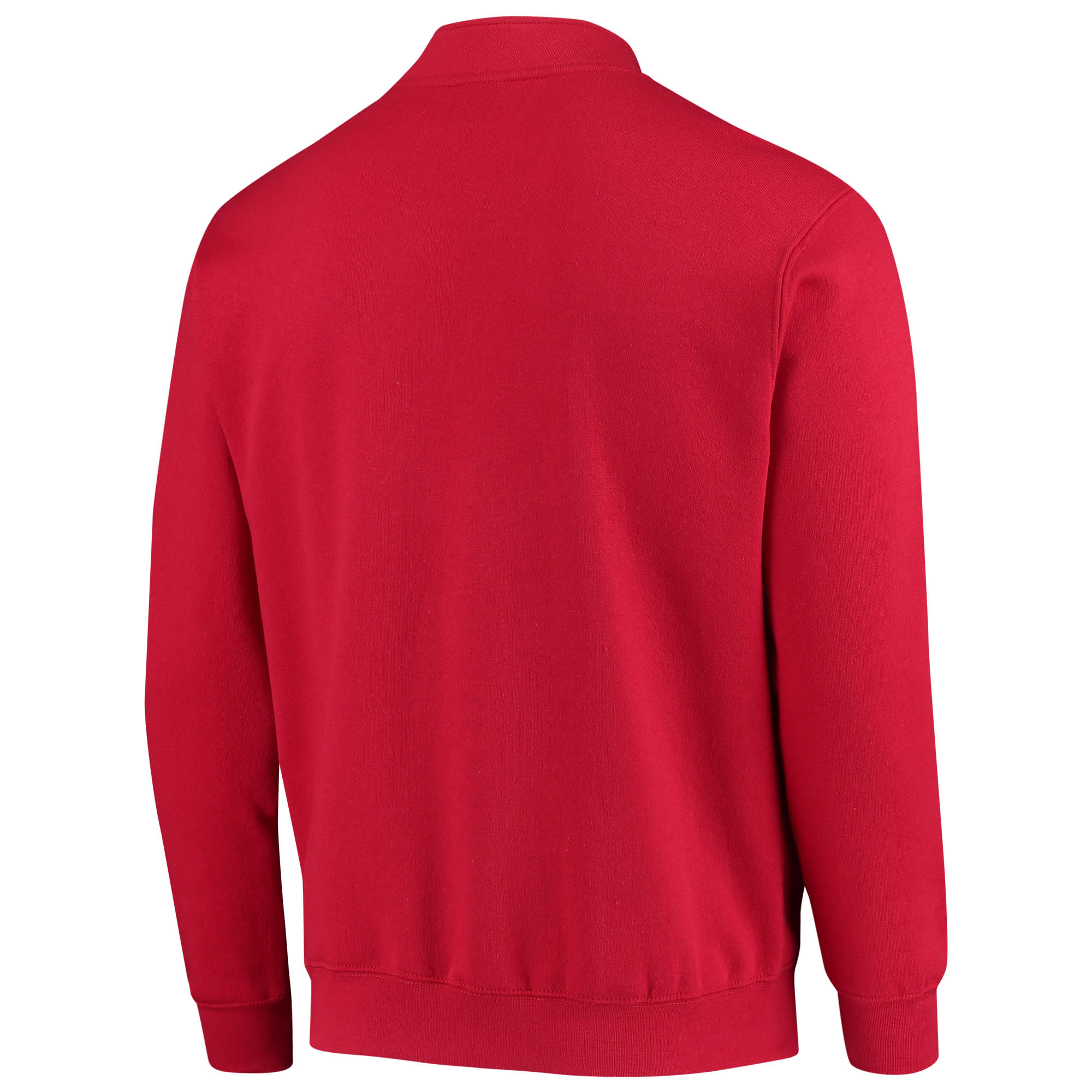 Men's Colosseum Scarlet Rutgers Scarlet Knights Tortugas Logo Quarter-Zip Jacket - Image 4