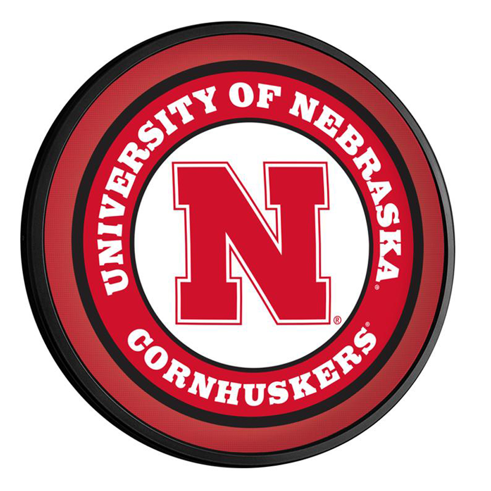 Nebraska Huskers 18'' x 18'' Slimline Illuminated Wall Sign - Image 2