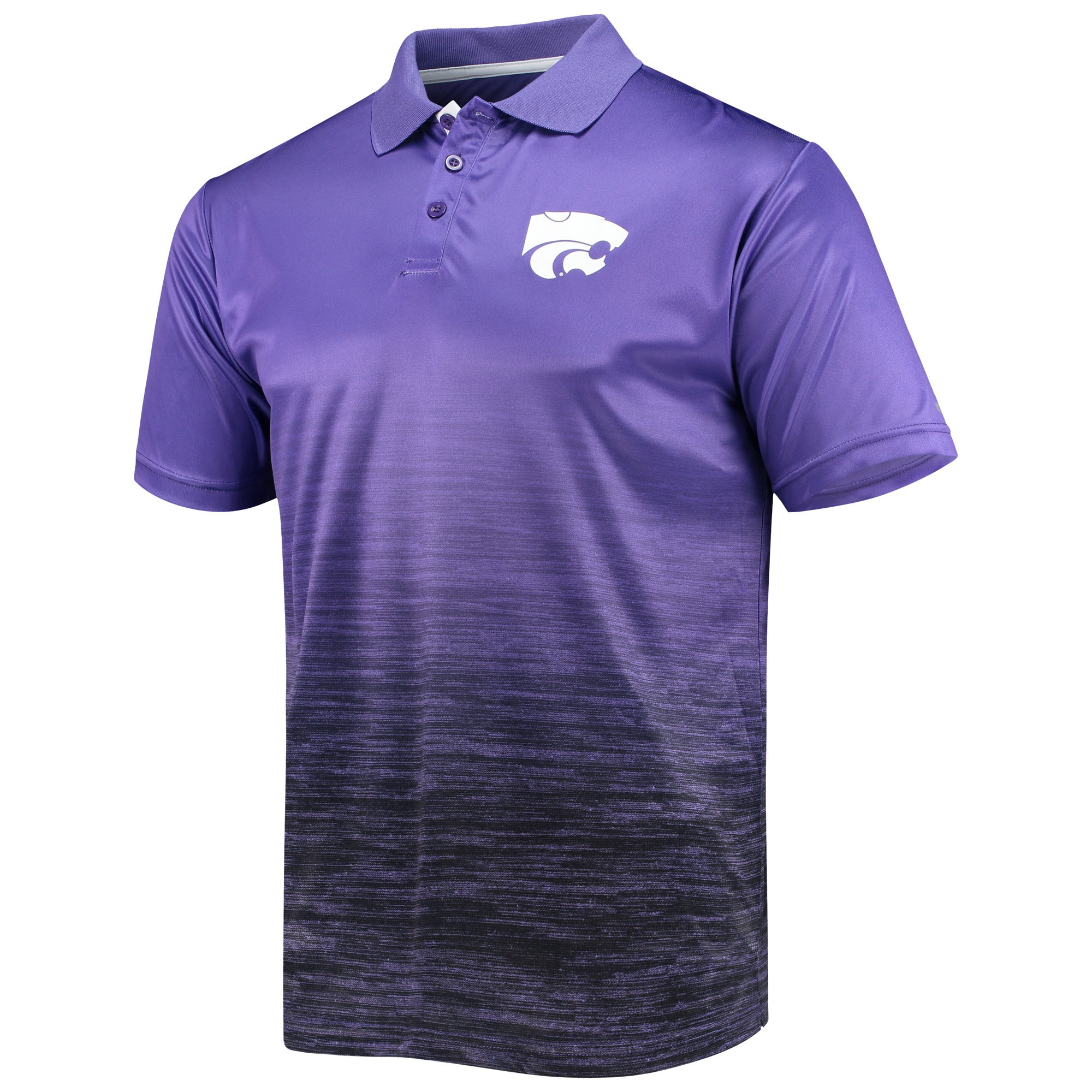 Men's Colosseum Purple Kansas State Wildcats Marshall Polo - Image 6