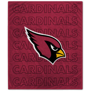 Arizona Cardinals 60" x 70" Echo Wordmark Lightweight Blanket
