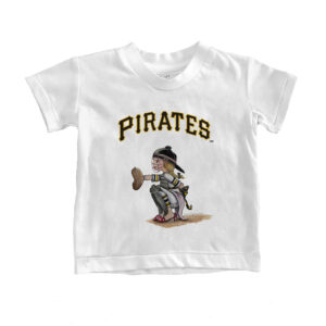 Youth Tiny Turnip White Pittsburgh Pirates Kate the Catcher T-Shirt