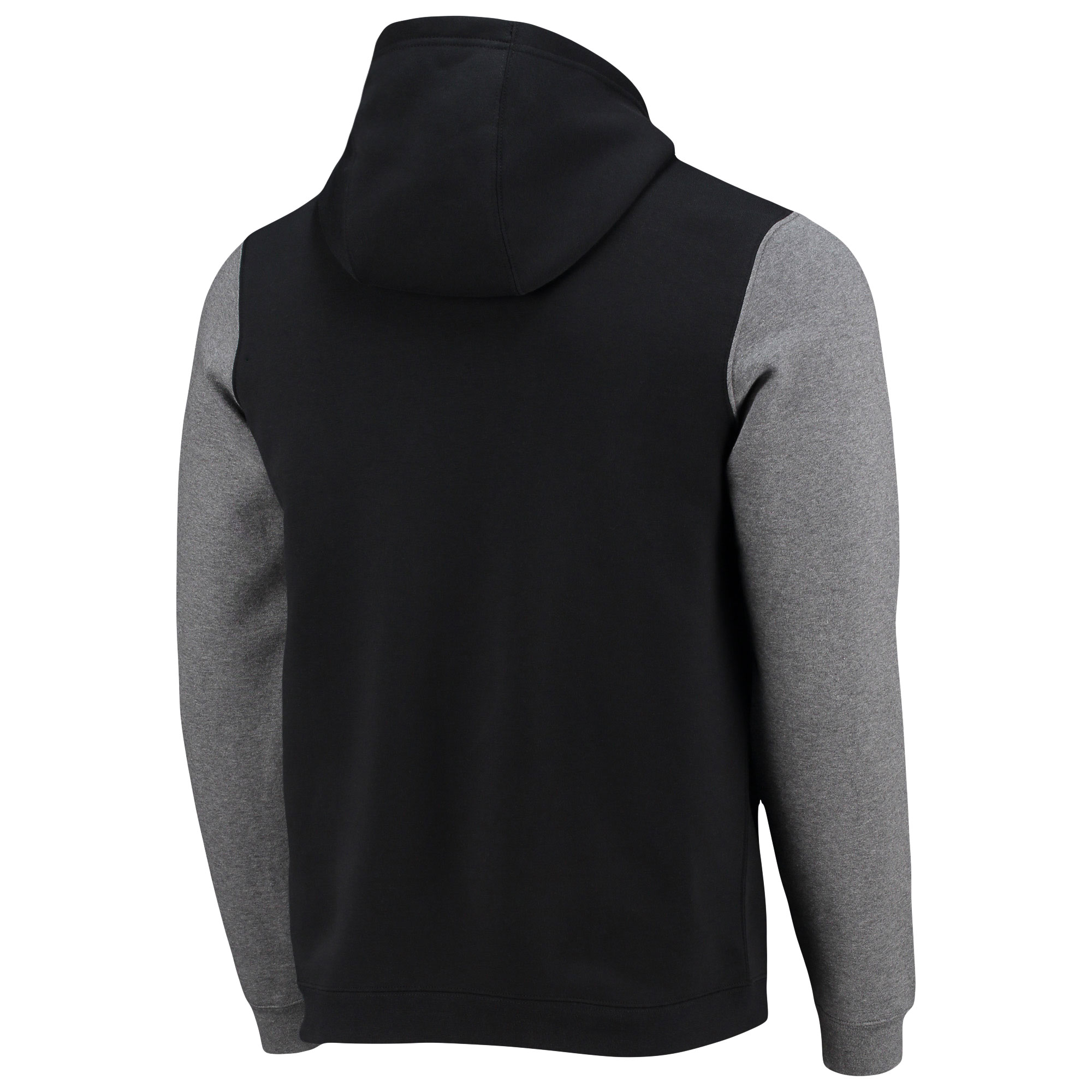 Men's Nike Black/Heathered Gray UCF Knights Club Fleece Colorblock Pullover Hoodie - Image 4