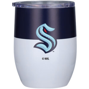 Seattle Kraken 16oz. Colorblock Stainless Steel Curved Tumbler