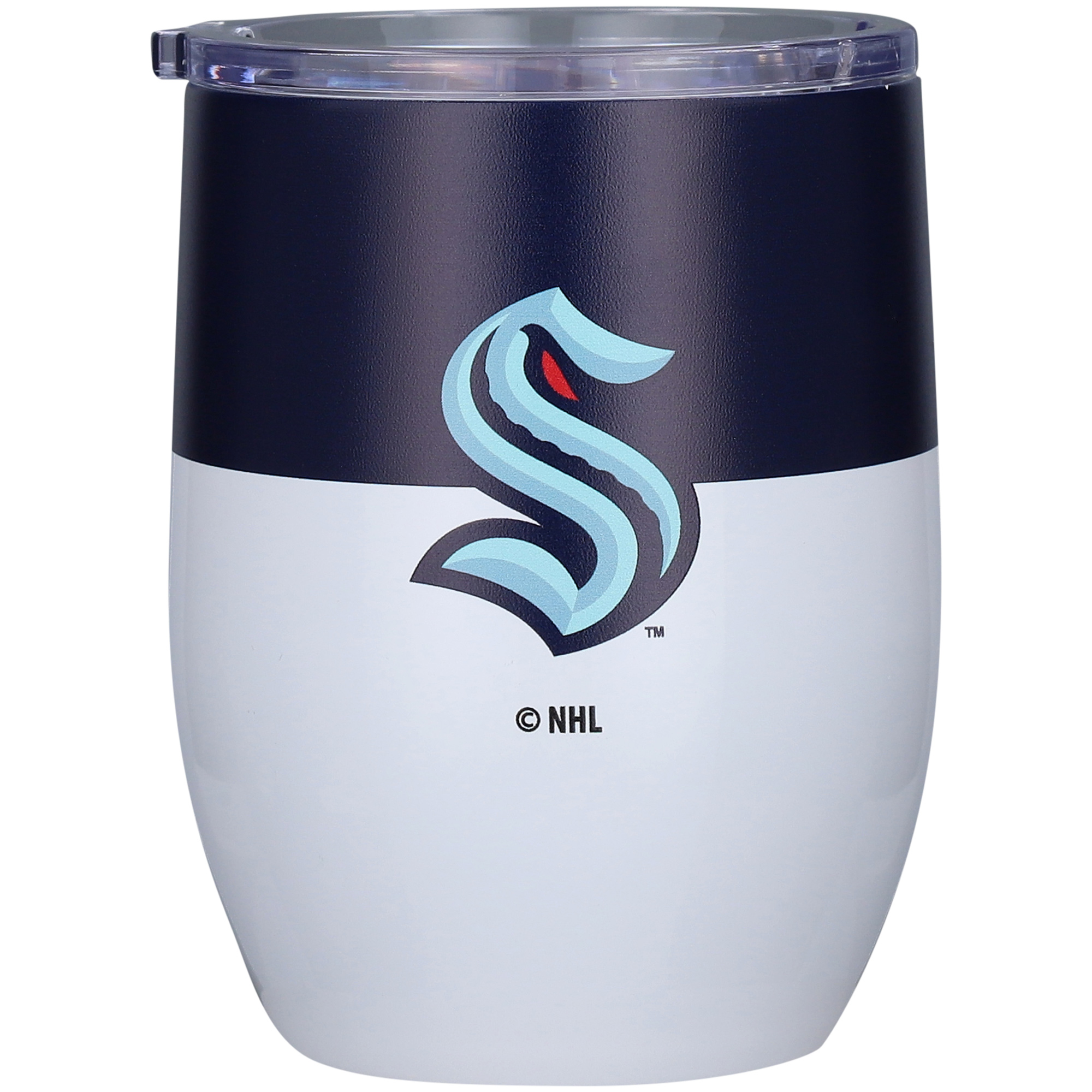 Seattle Kraken 16oz. Colorblock Stainless Steel Curved Tumbler