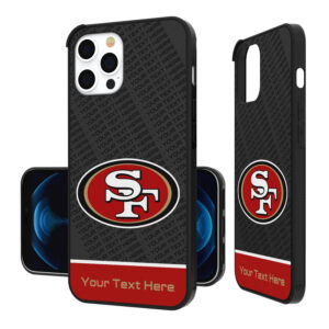 San Francisco 49ers Personalized EndZone Plus Design iPhone Bump Case