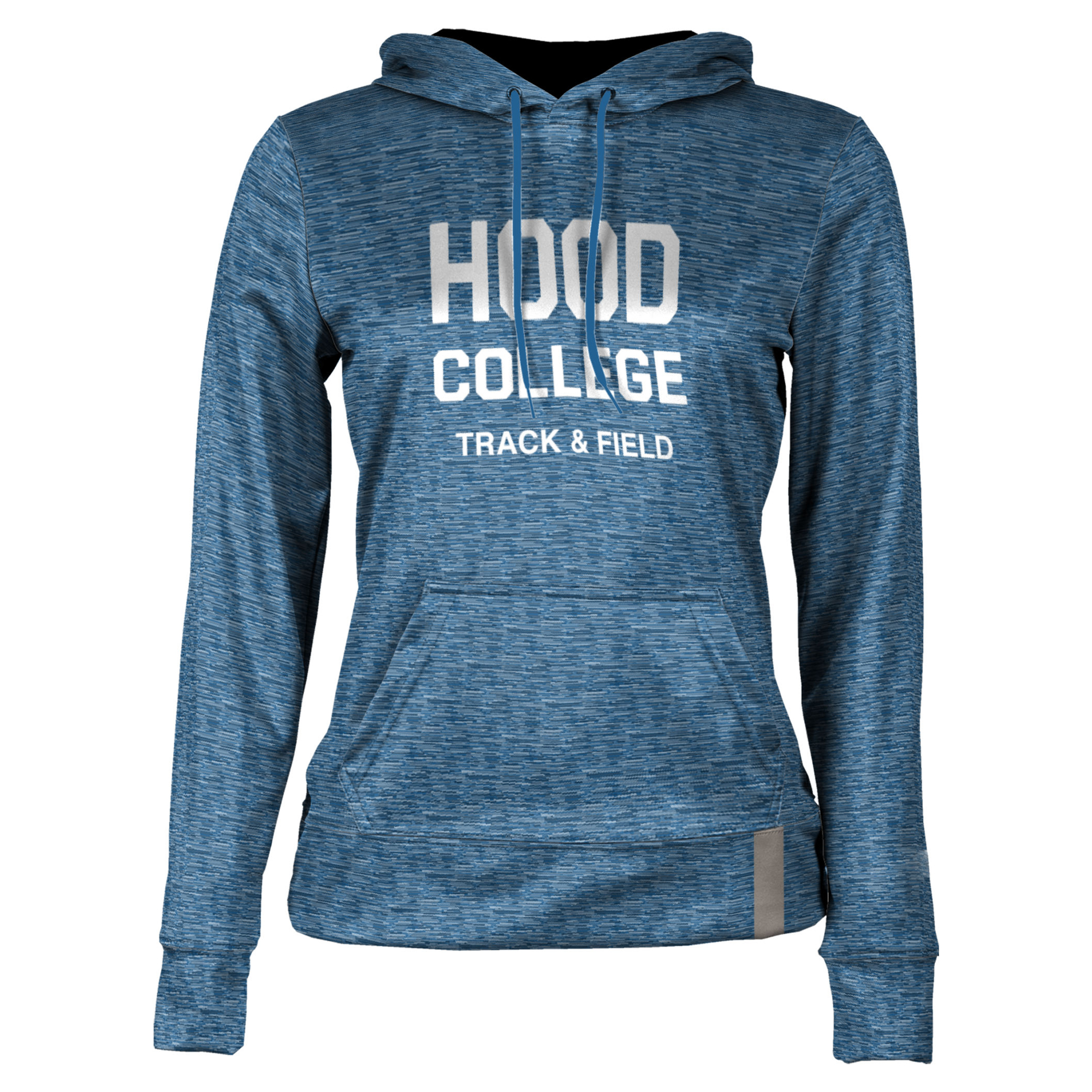 Women's Blue Hood College Blazers Track & Field Pullover Hoodie - Image 6