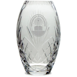 Bucknell Bison Team 10'' Full Leaded Crystal Vase