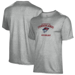 Men's Gray Cumberlands Patriots Psychology Name Drop T-Shirt