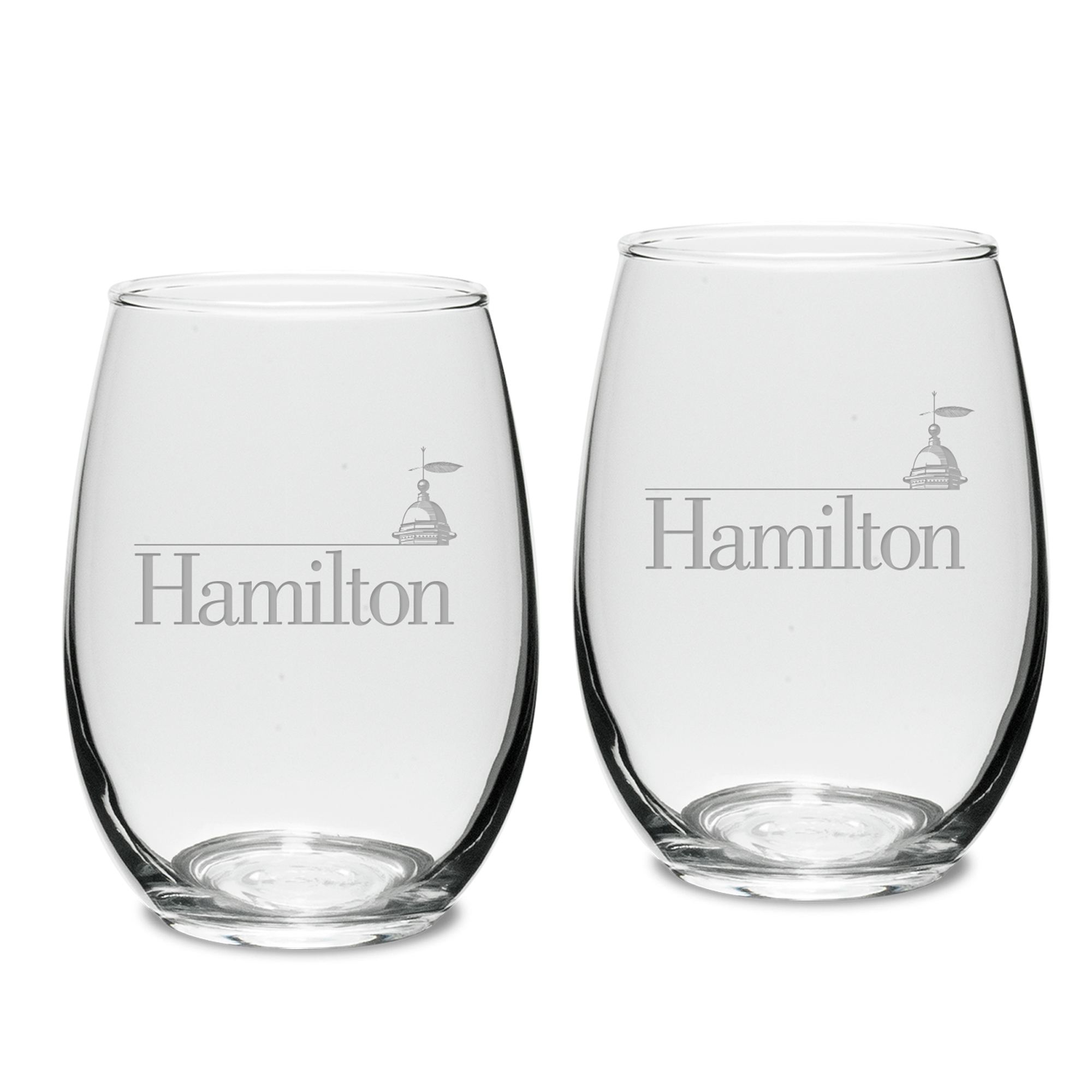 Hamilton Continentals 15oz. 2-Piece Stemless Wine Glass Set