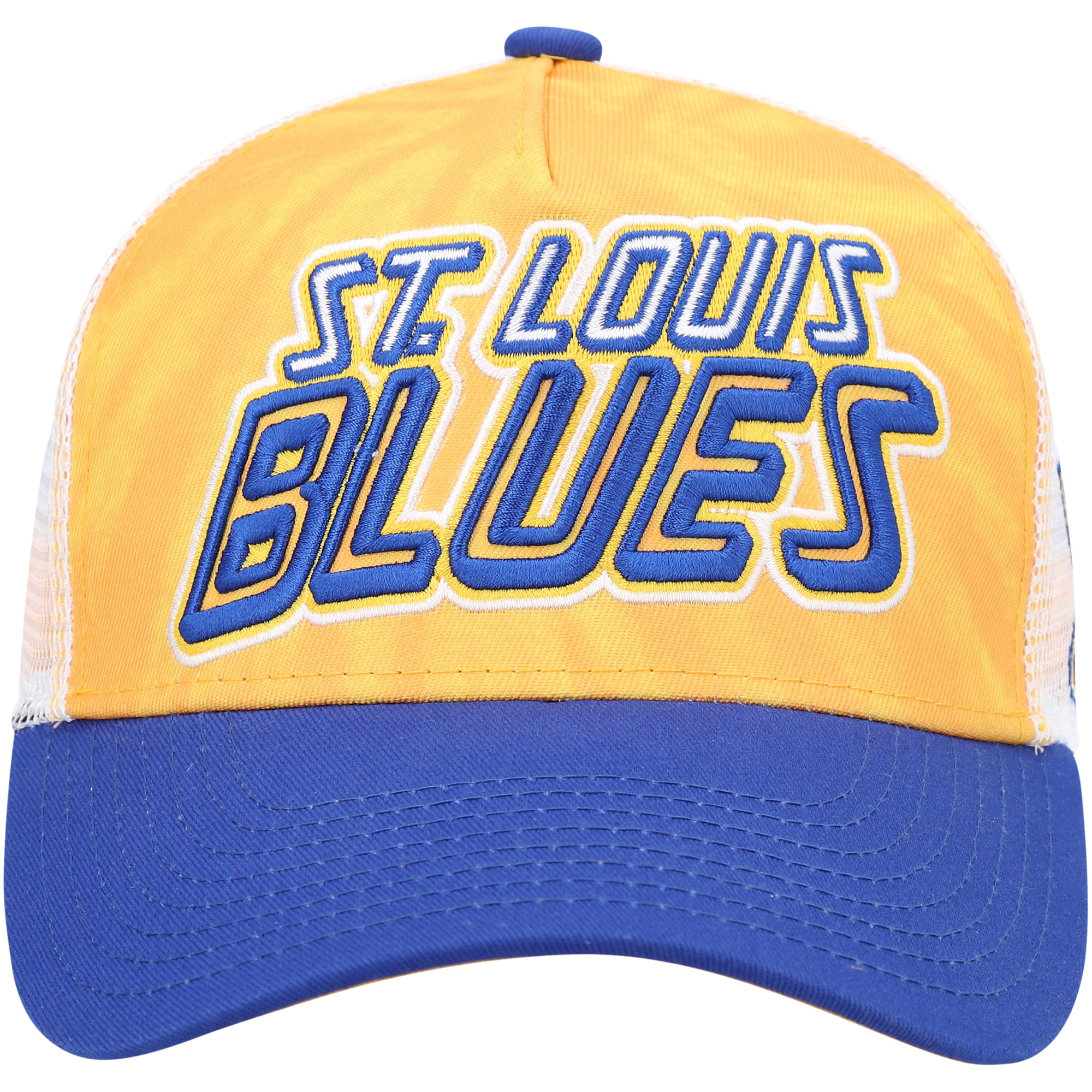 Youth Gold/Blue St. Louis Blues Team Tie-Dye Snapback Hat - Image 11
