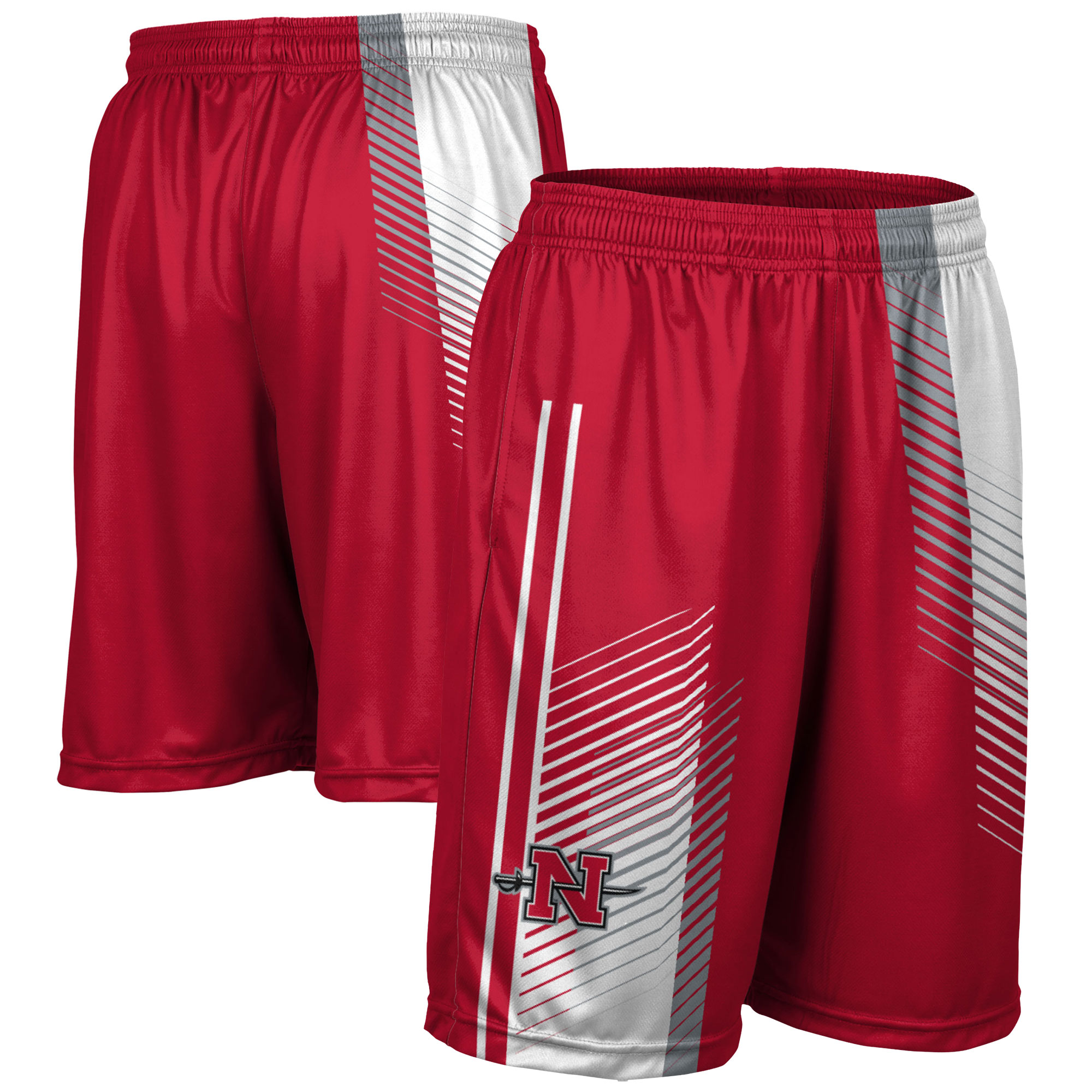 Men's Red Nicholls State Colonels Pocketed Shorts