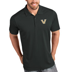 Men's Antigua Graphite Vanderbilt Commodores Tribute Polo