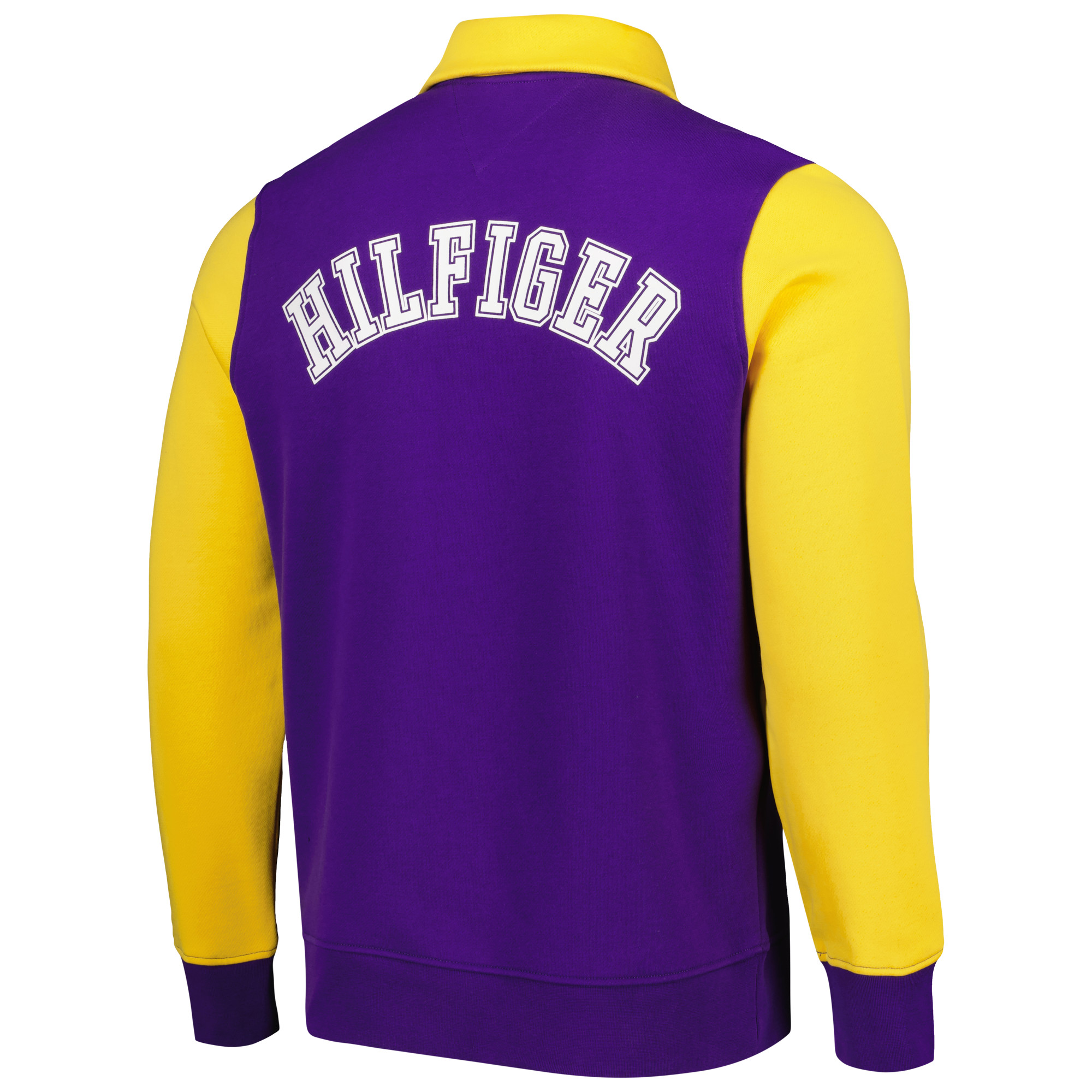 Men's Tommy Hilfiger Purple/Gold Minnesota Vikings Aiden Quarter-Zip Sweatshirt - Image 9
