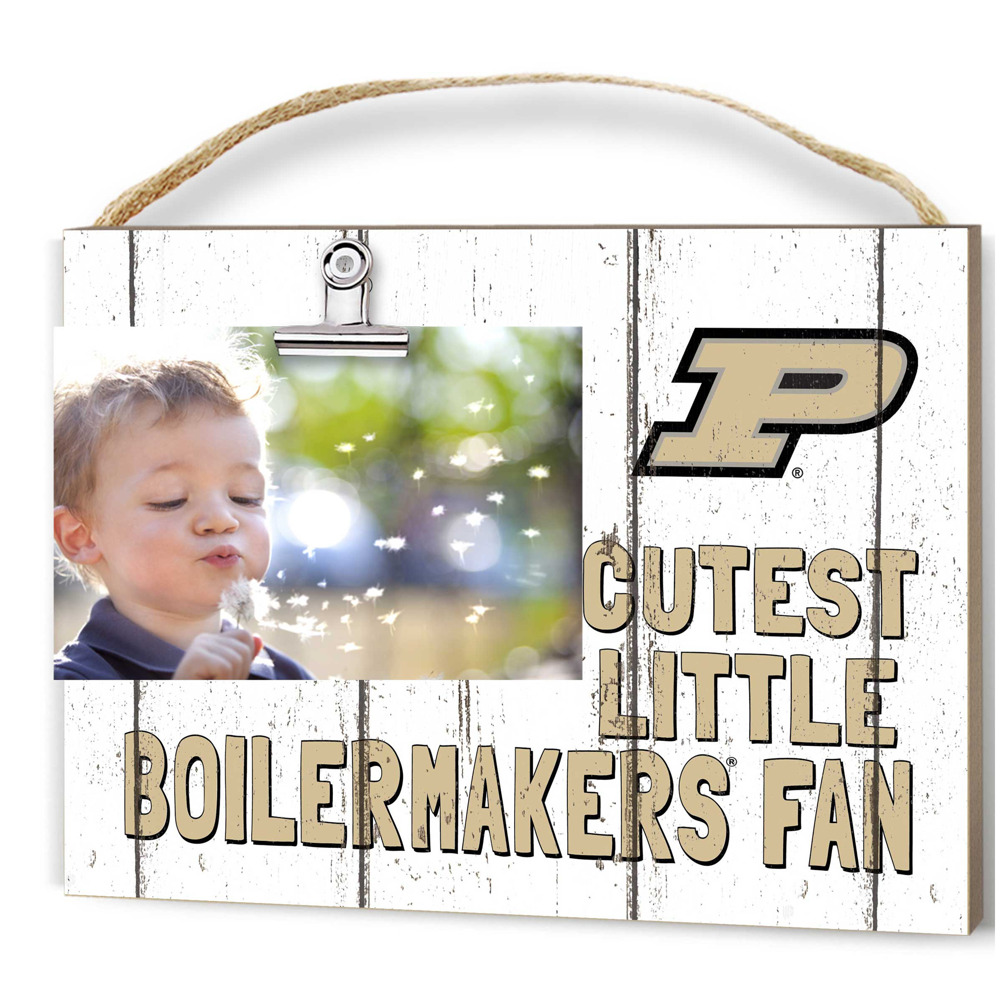 Purdue Boilermakers 8'' x 10'' Cutest Little Weathered Logo Clip Photo Frame - Image 4