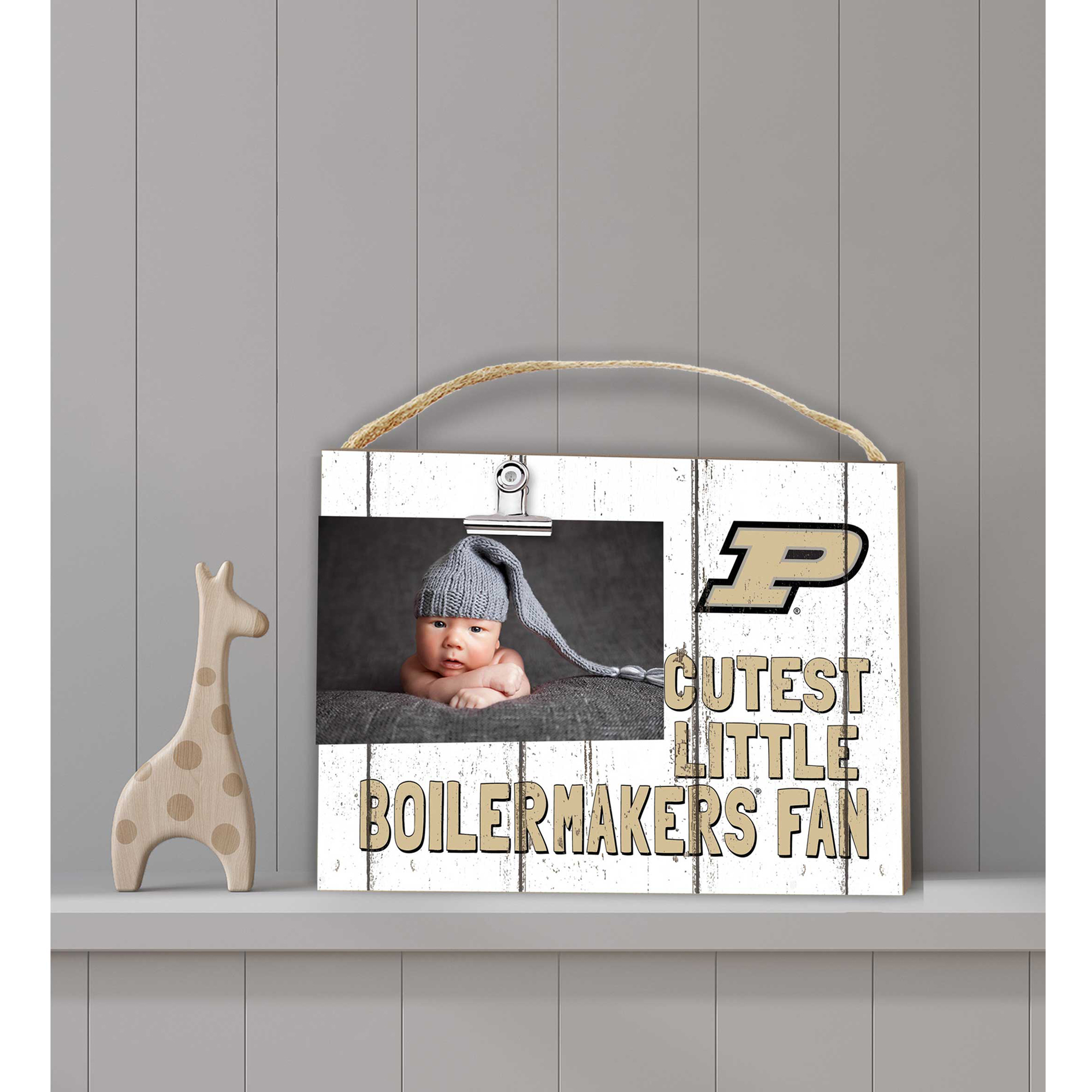 Purdue Boilermakers 8'' x 10'' Cutest Little Weathered Logo Clip Photo Frame - Image 3