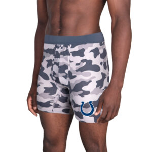 Men's Concepts Sport Charcoal Indianapolis Colts Invincible Knit Boxer Brief