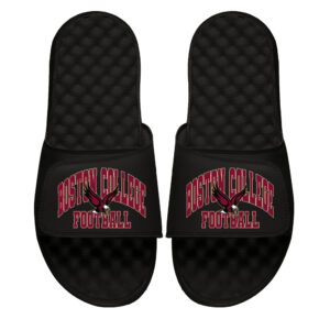 Unisex ISlide Black Boston College Eagles Football Varsity Slide Sandals