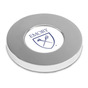 Silver Emory Eagles Team Logo Paperweight