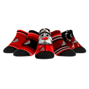 Rock Em Socks Portland Trail Blazers Unisex Super Fan 5-Pack Low-Cut Socks