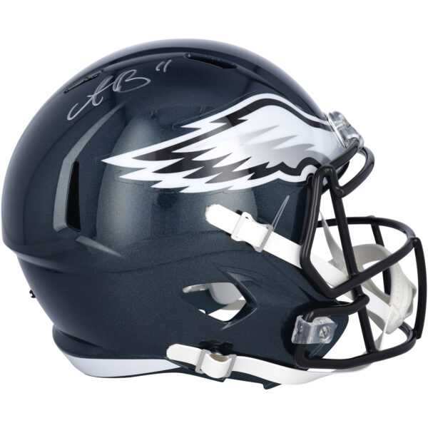 A.J. Brown Philadelphia Eagles Autographed Riddell Speed Replica Helmet