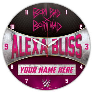 WinCraft Alexa Bliss Personalized 14'' Round Clock