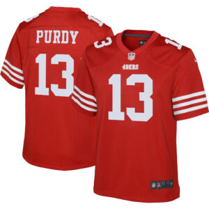 Youth Nike Brock Purdy Scarlet San Francisco 49ers Game Jersey