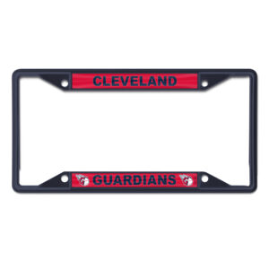 WinCraft Cleveland Guardians Chrome Color License Plate Frame