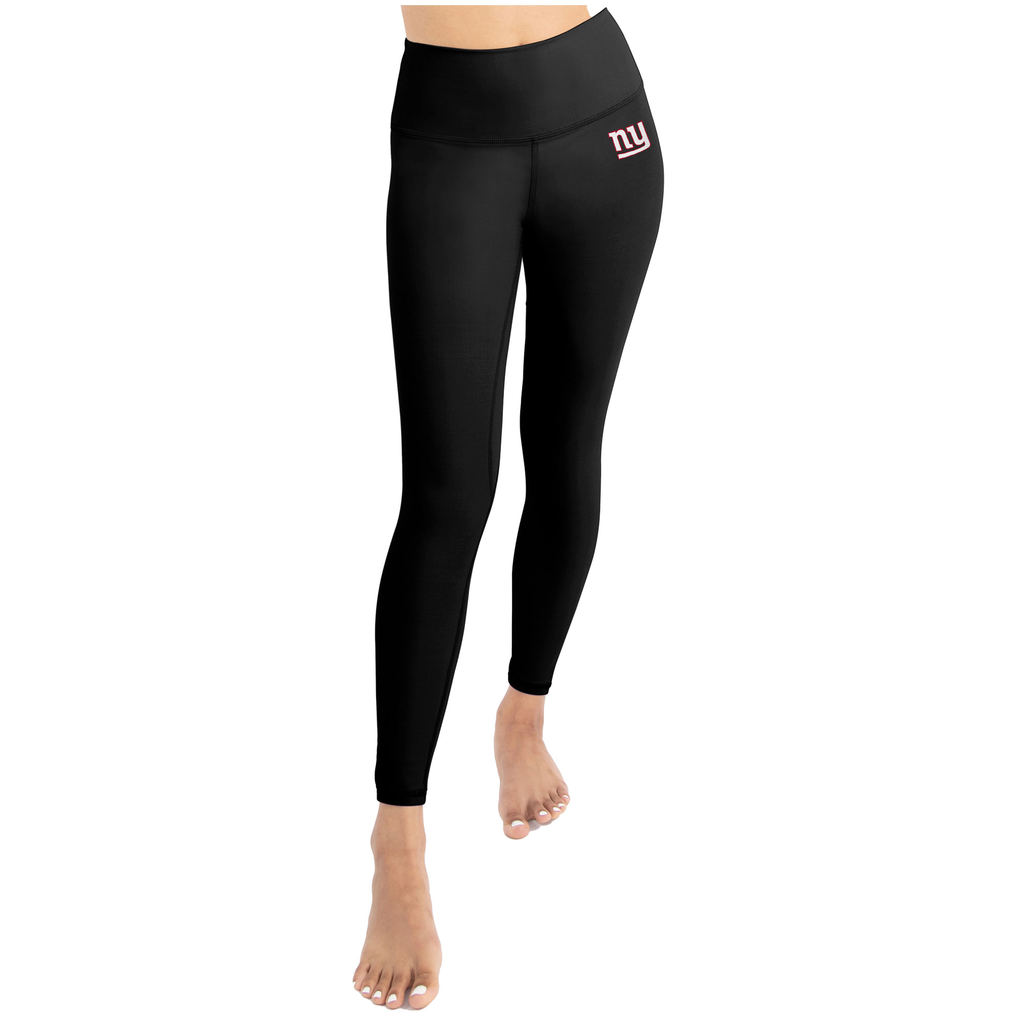 Women's Black New York Giants Leggings & Midi Bra Set - Image 5