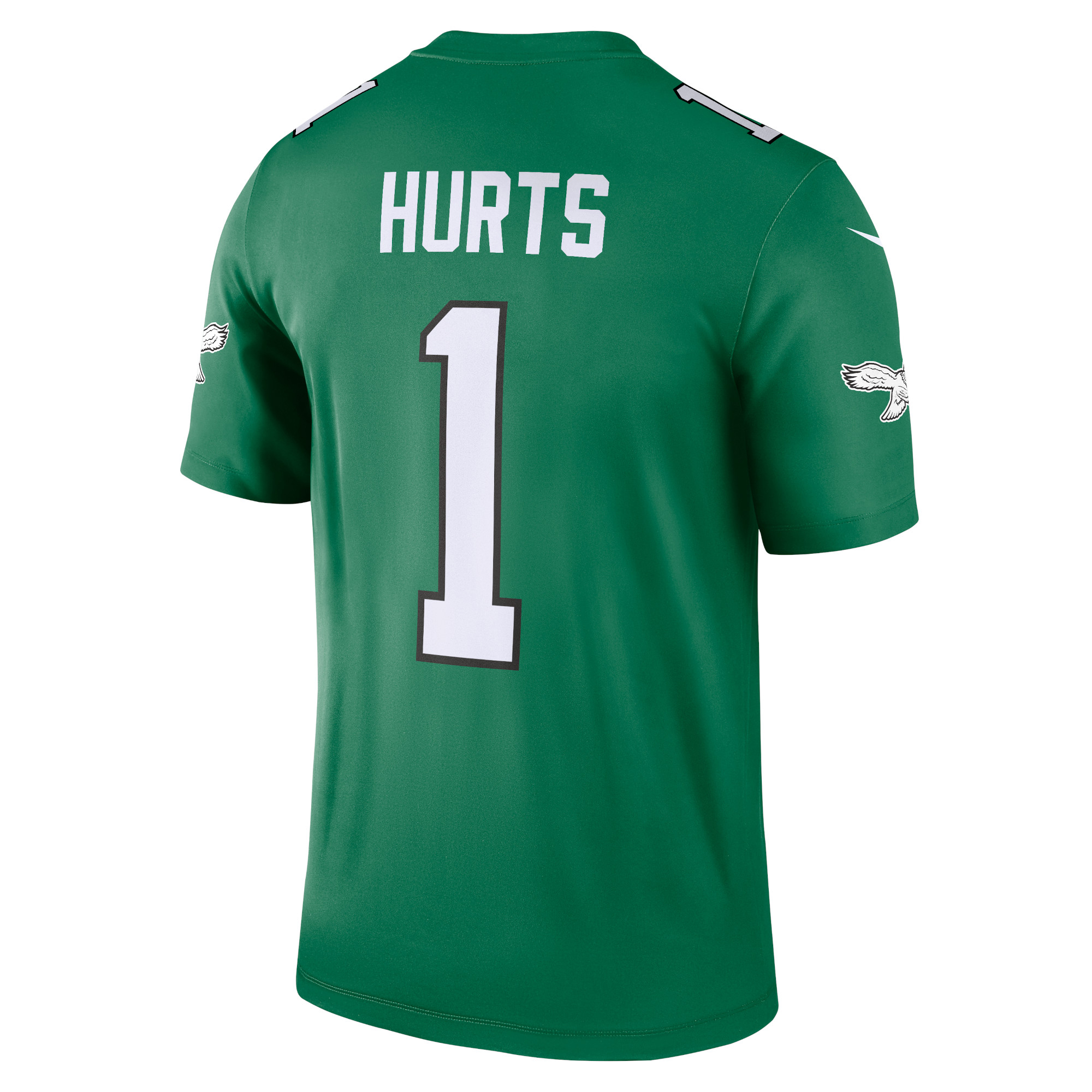 Men's Nike Jalen Hurts Kelly Green Philadelphia Eagles Alternate Legend Player Jersey - Image 6