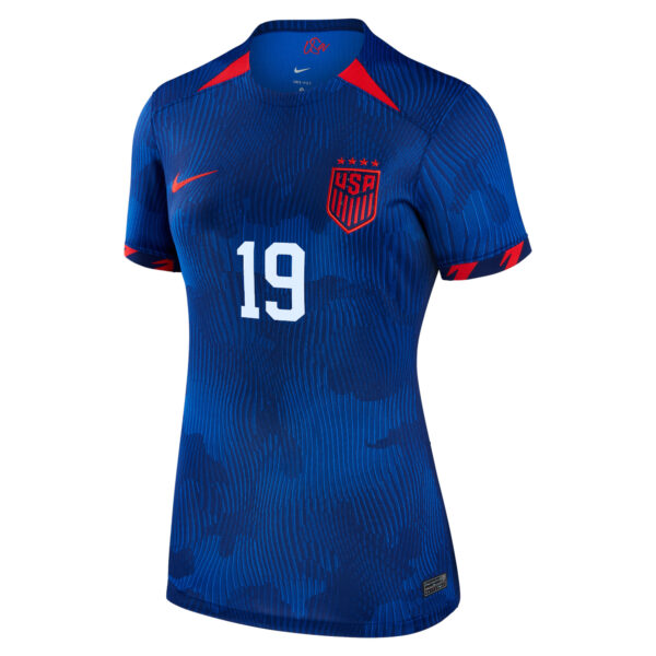 Women's Nike Crystal Dunn Royal USWNT 2023 Away Replica Jersey - Image 6