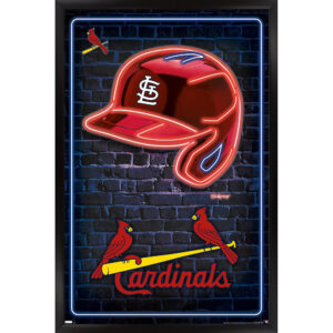 St. Louis Cardinals 24.25" x 35.75" Framed Team Poster