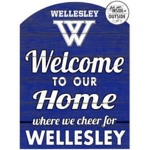 Wellesley Blue 16'' x 22'' Indoor/Outdoor Marquee Sign