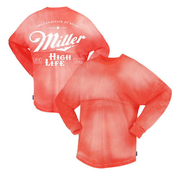 Women's Spirit Jersey Red Miller Long Sleeve Pullover Top