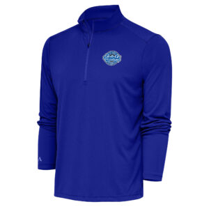 Men's Antigua  Royal St. Paul Saints Tribute Quarter-Zip Pullover Top
