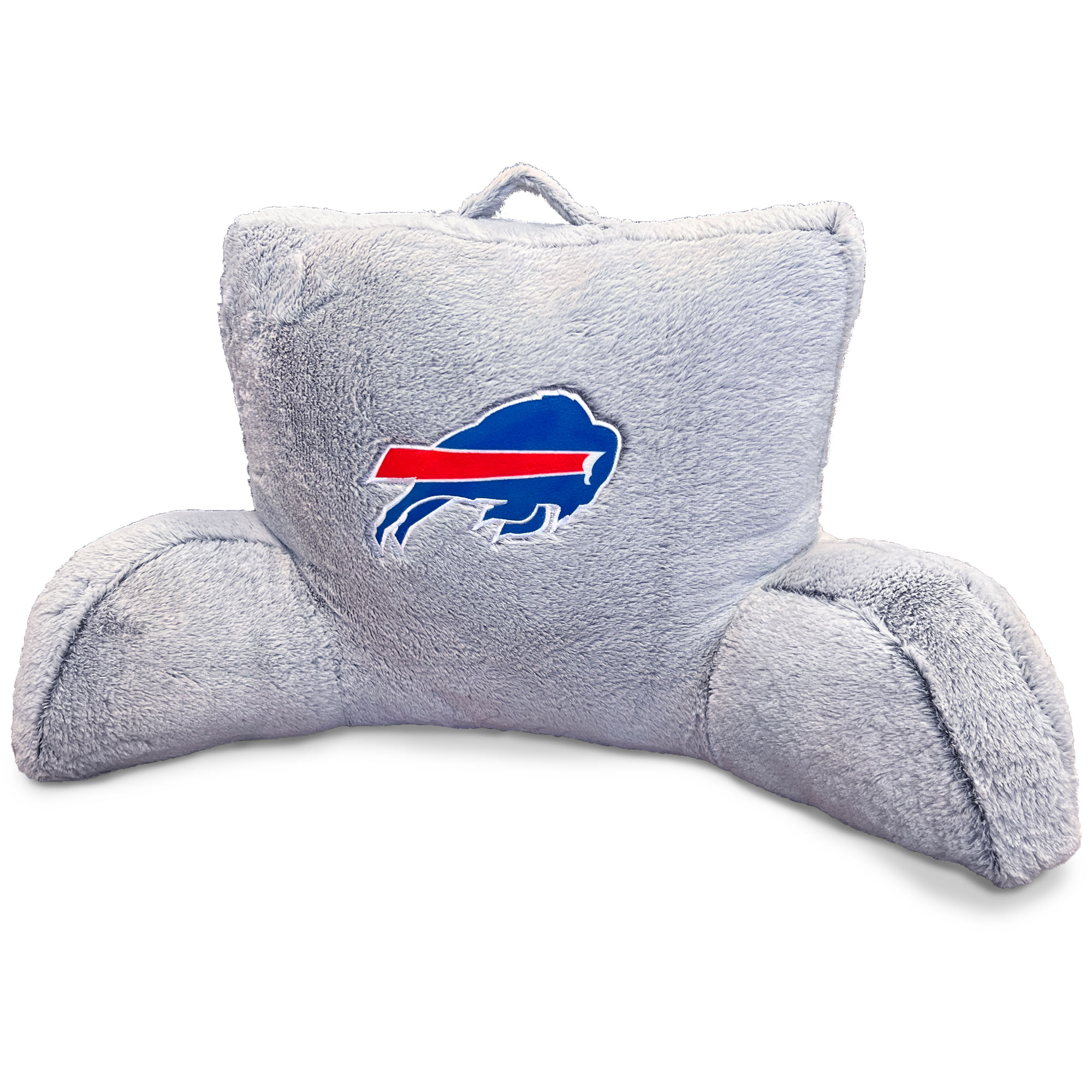Buffalo Bills Faux Fur Logo Backrest