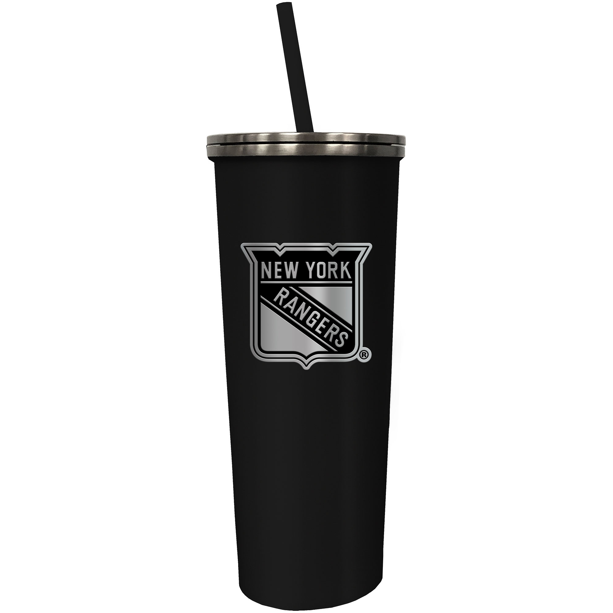 New York Rangers 24oz. Logo Skinny Tumbler