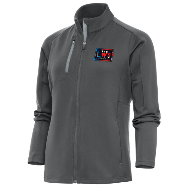 Women's Antigua  Pewter LWO Generation Full-Zip Jacket