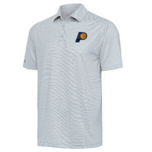 Men's Antigua  Gray Indiana Pacers Skills Polo