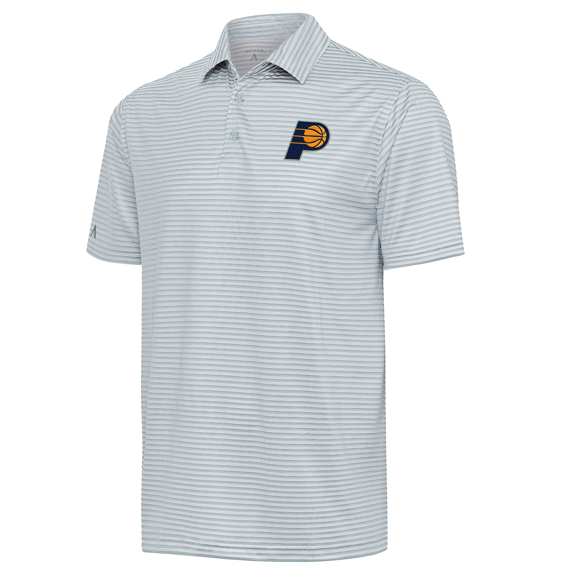 Men's Antigua Gray Indiana Pacers Skills Polo
