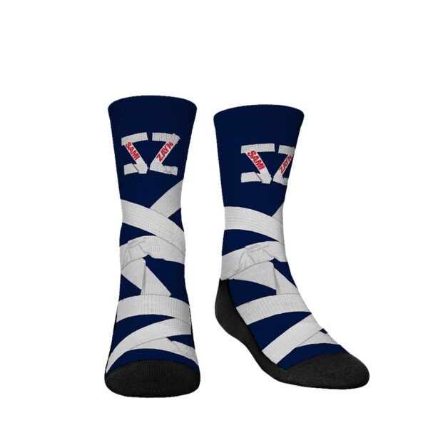 Youth Rock Em Socks Sami Zayn Throwback Stripes Crew Socks