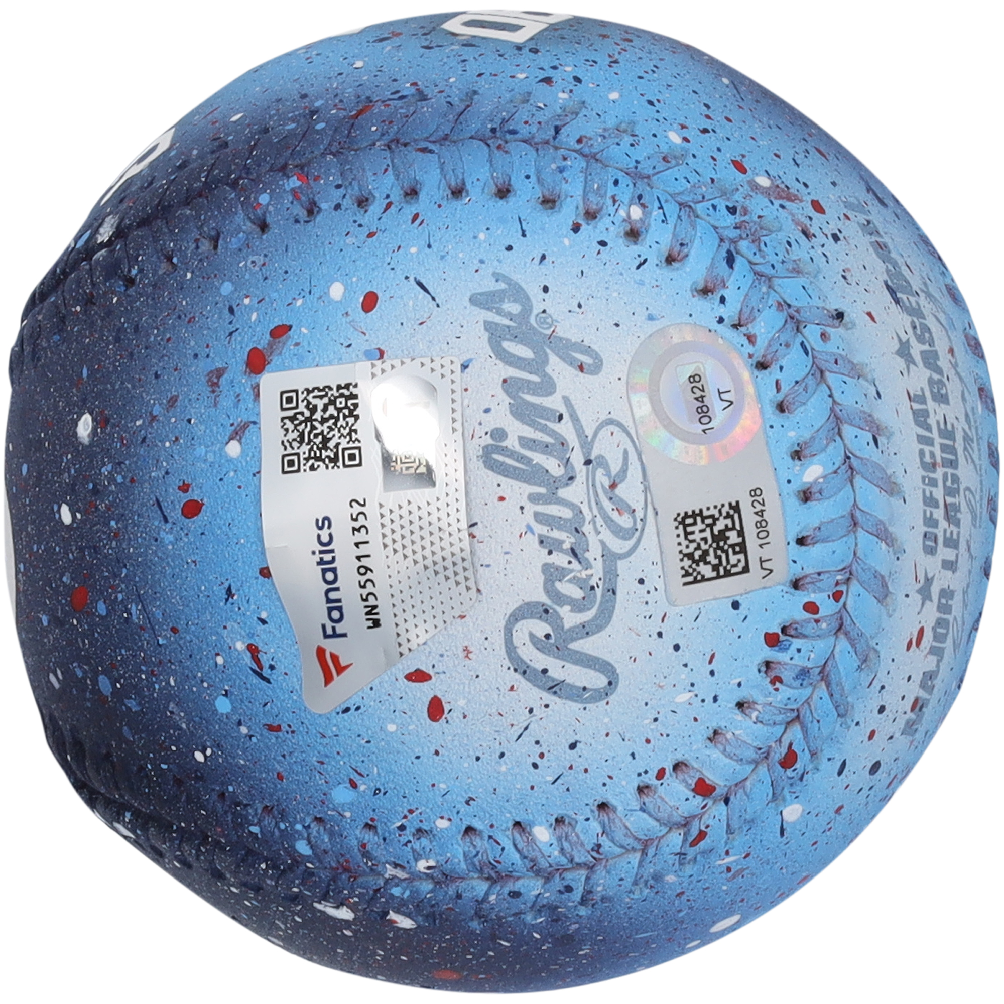Vladimir Guerrero Jr. Toronto Blue Jays Autographed Baseball - Art by Stadium Custom Kicks - #1 of Limited Edition 1 - WN55911352 - Image 10