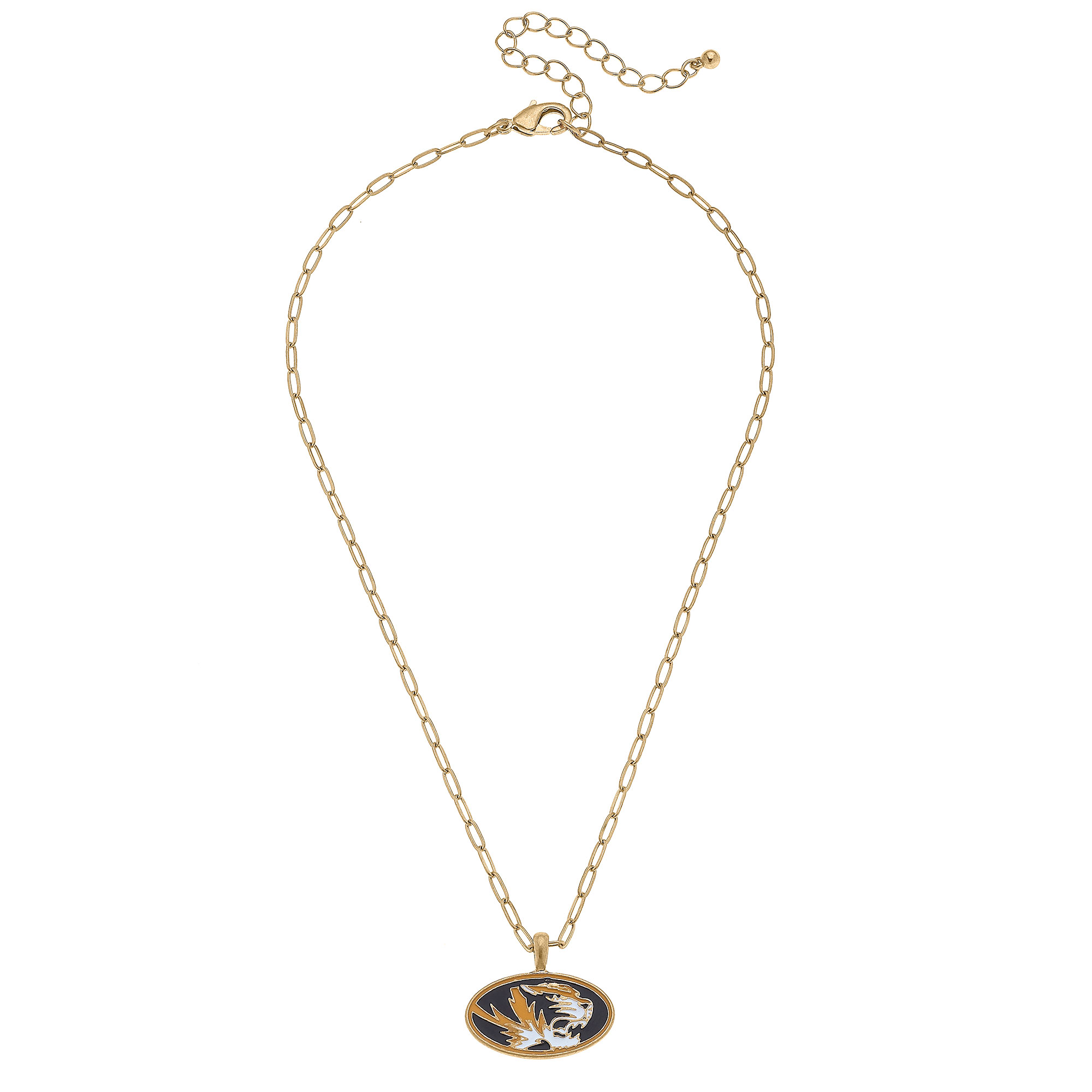 Women's Missouri Tigers Enamel Pendant Necklace - Image 3