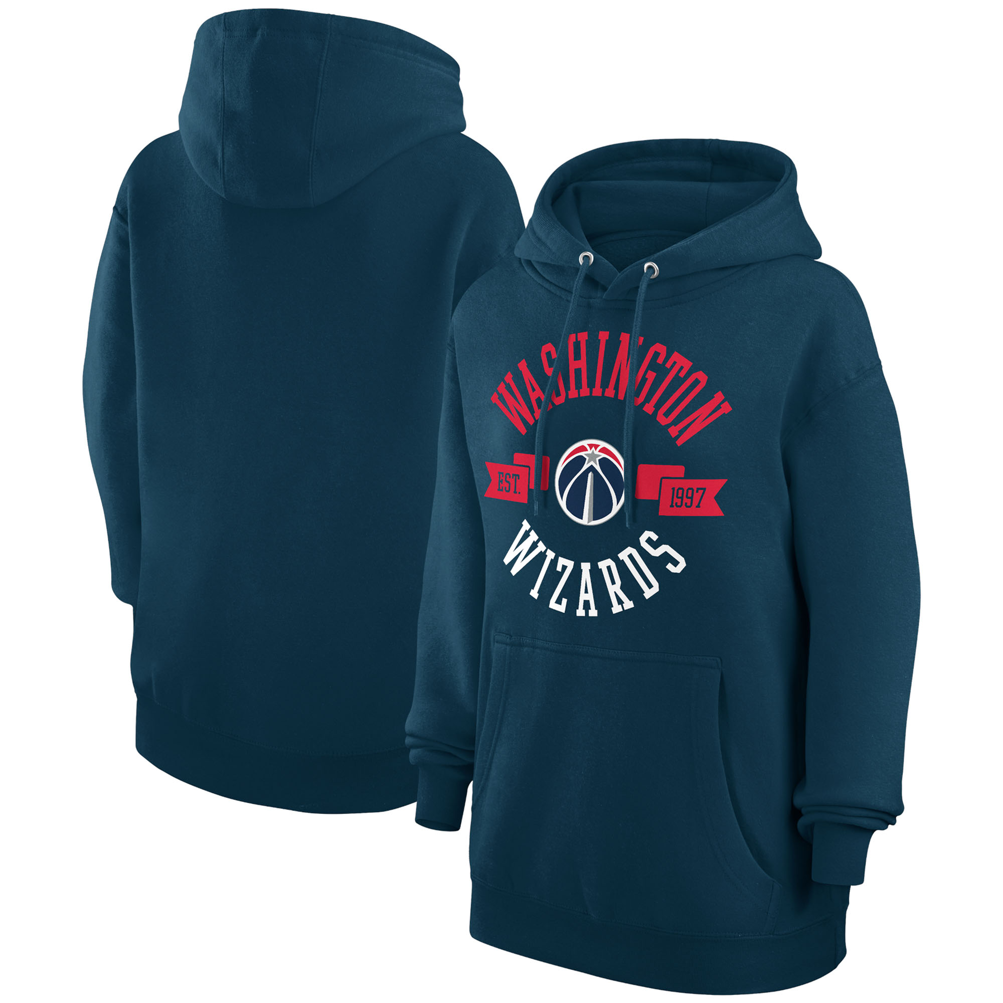 Women's G-III 4Her by Carl Banks Navy Washington Wizards City Pullover Hoodie - Image 2